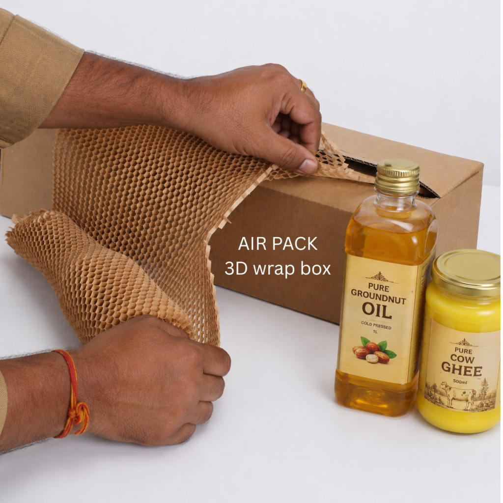 3D HONEYCOMB WRAPPING BOX